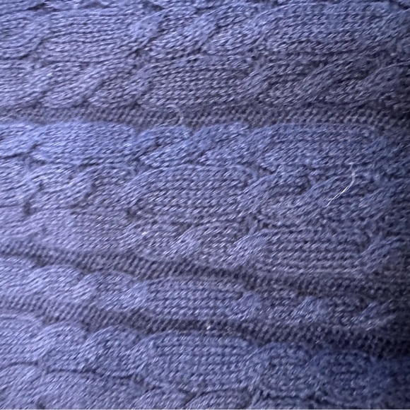 Bobby Jones Women’s Cable Knit Sweater Vest Navy Medium V neck Golf Sport - Picture 7 of 8